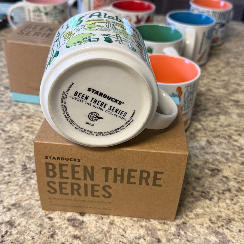 Starbucks Alabama Mug - Green Interior with White Exterior - Picture 4 of 6